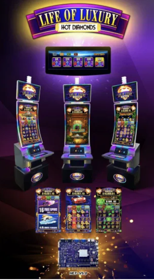 life of luxury hot diamonds slot machine